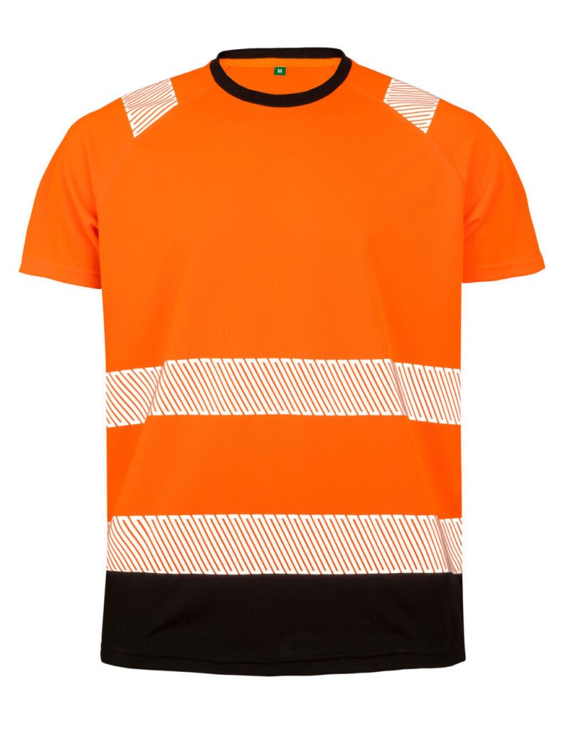 T-shirt Result Recycled Recycled Safety orange fluo