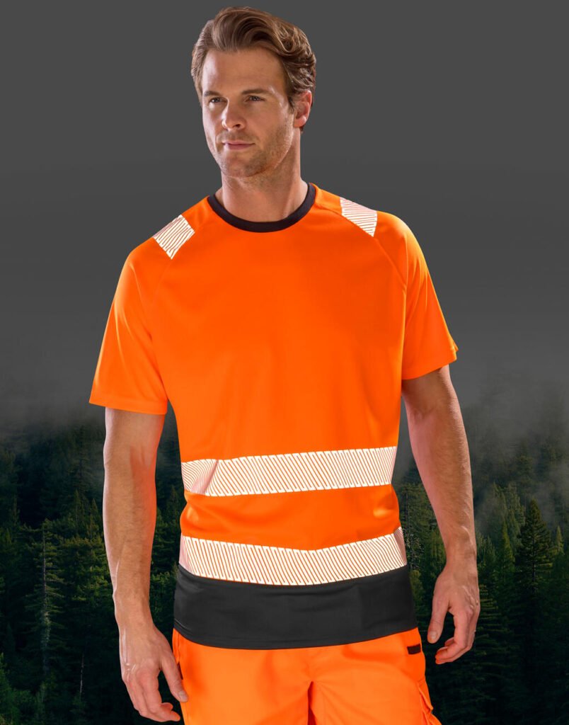 T-shirt Result Recycled Recycled Safety orange fluo