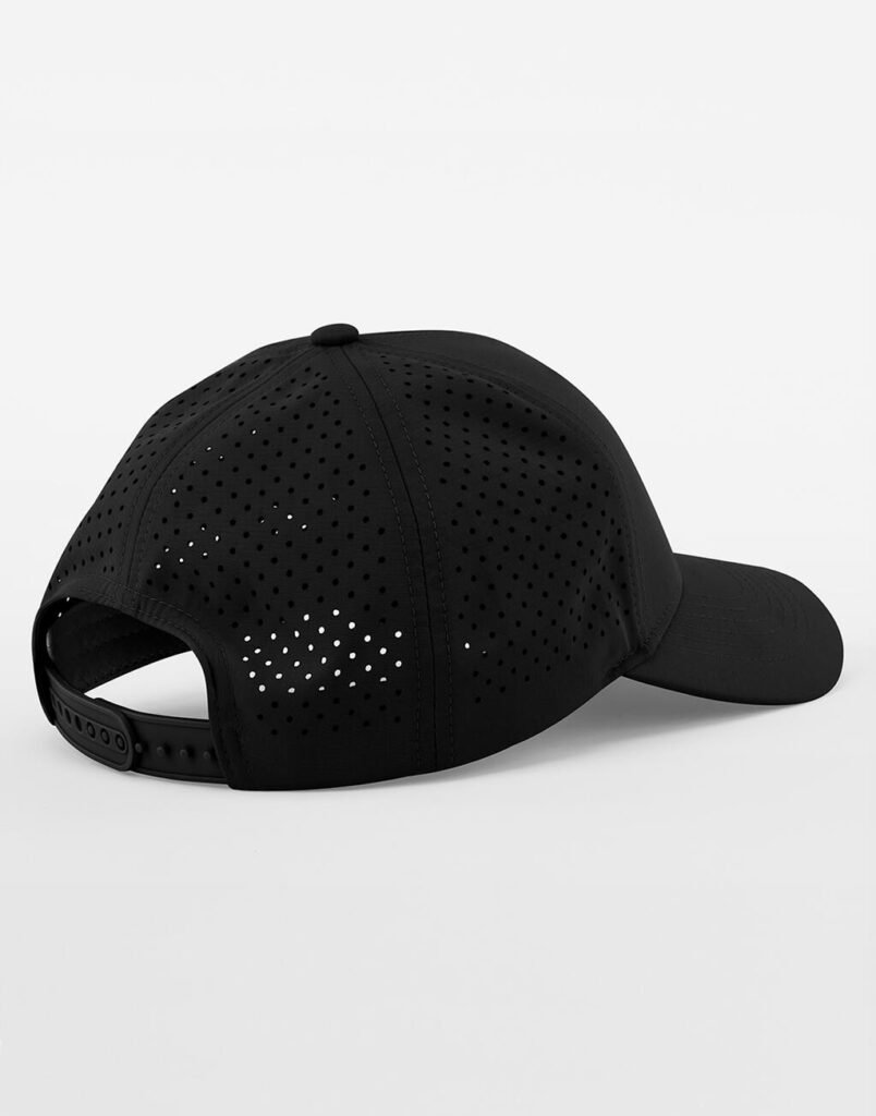 Casquette Beechfield Laser Performance Trucker noir