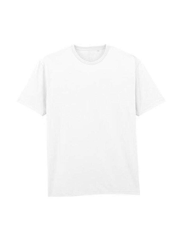 Chemise manches courtes Gildan Light Cotton No Label blanc