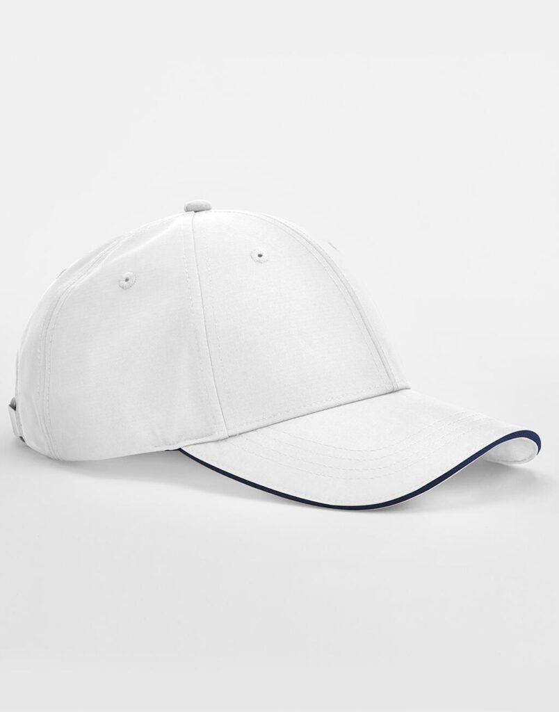Beechfield Team Sports-Tech blanc / marine