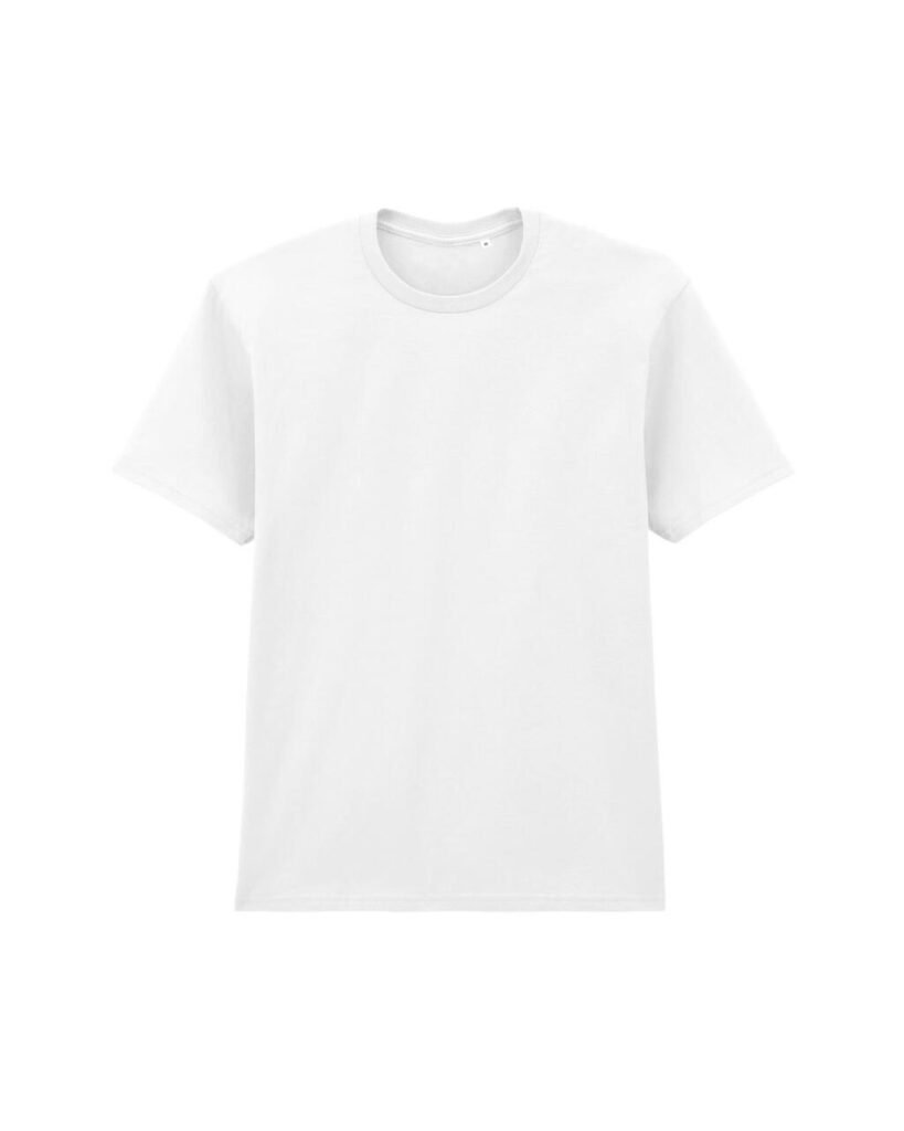 T-shirt Gildan Softstyle Midweight No Label Enzyme Wash T-S blanc