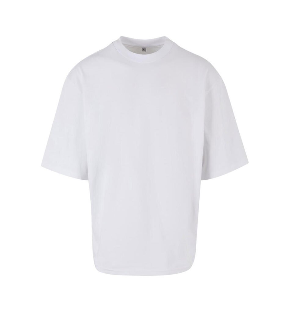 T-shirt oversize Build Your Brand Oversized Sleeve blanc