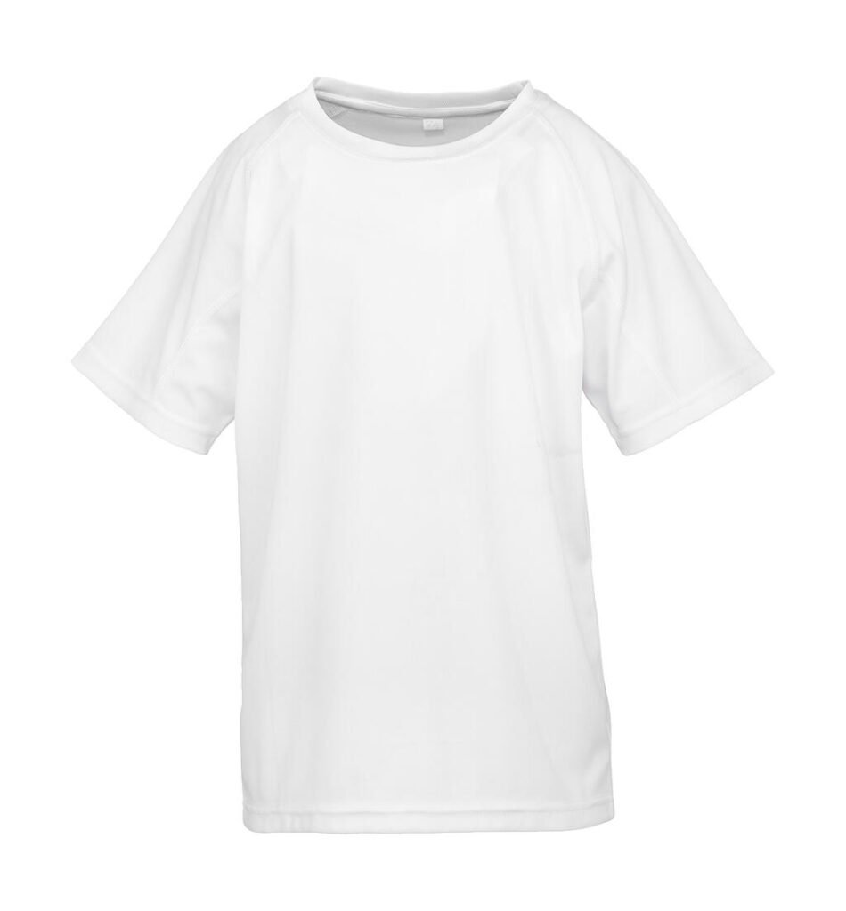 Haut de sport Spiro Junior Performance Aircool blanc