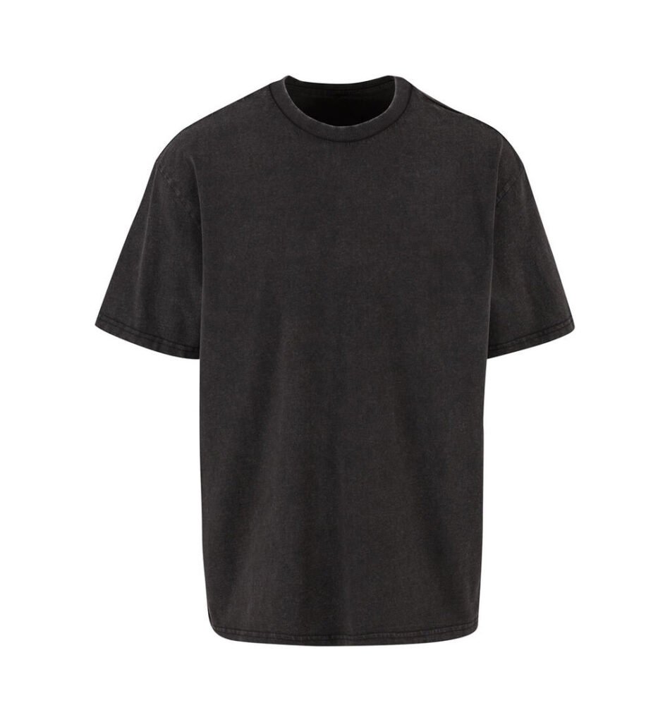 T-shirt Build Your Brand Vintage Heavy Loose noir