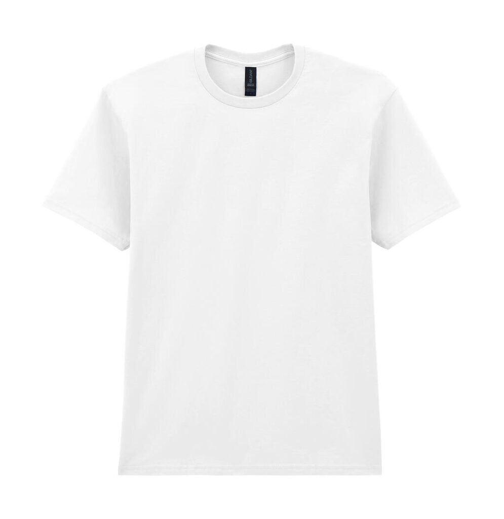 T-shirt Gildan Softstyle Midweight blanc