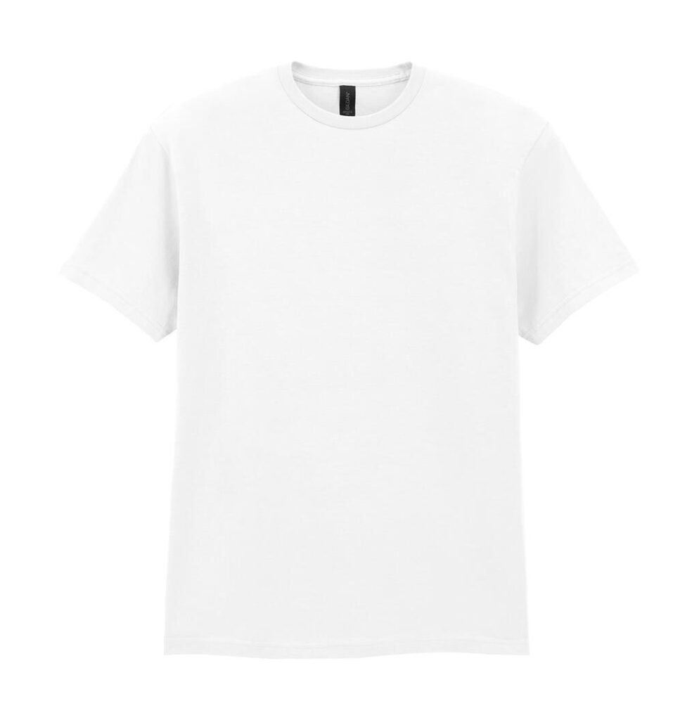 T-shirt Gildan Softstyle CVC blanc