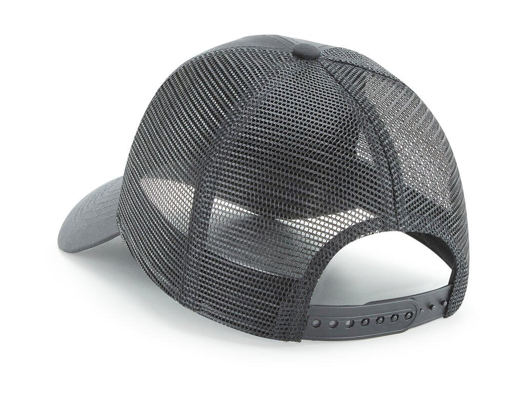 Beechfield Recycled Urbanwear 6 Panel Snapback Trucker graphite grey