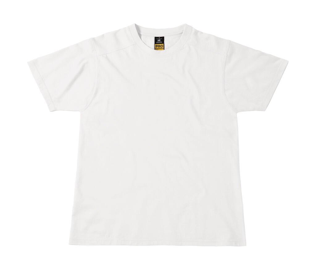 T-shirt B&C Pro Perfect Pro Workwear blanc