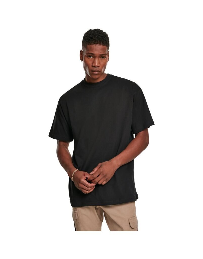Haut de sport Build Your Brand Premium Combed Jersey Loose noir