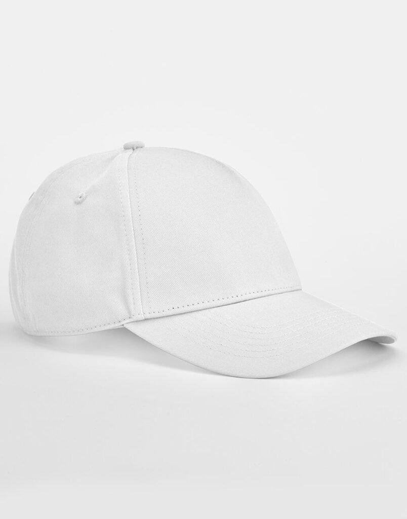Casquette Beechfield EarthAware® Clas. Org. Cotton 5 Panel blanc