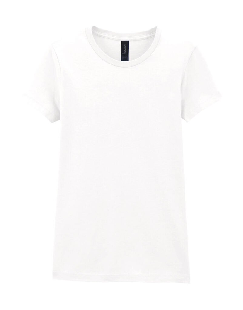 T-shirt Gildan Softstyle blanc