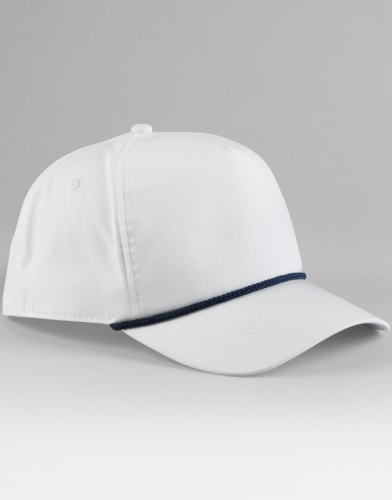 Beechfield Rope Detail Golf blanc / marine