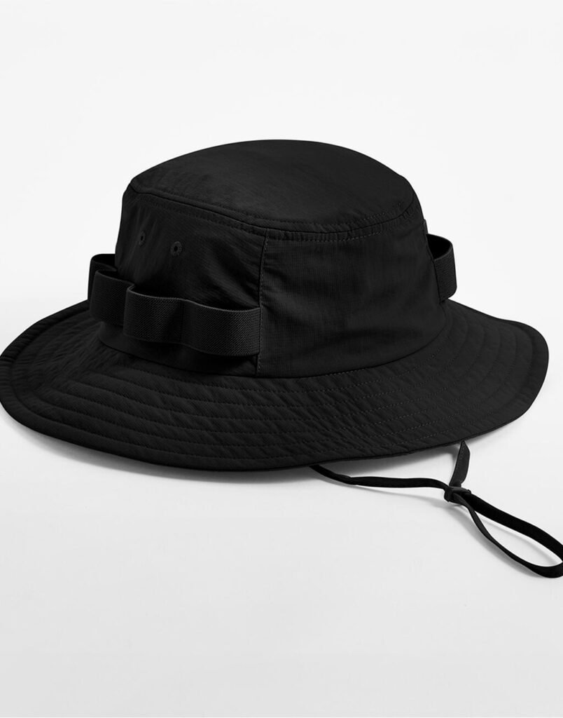 Chapeau Beechfield Outdoor Adventure Sun Hat noir