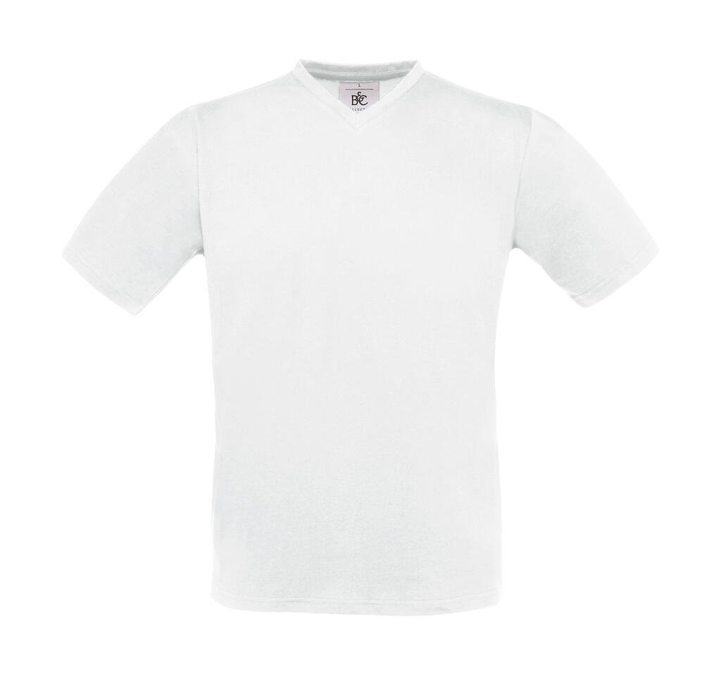 T-shirt B&C Exact V-neck blanc