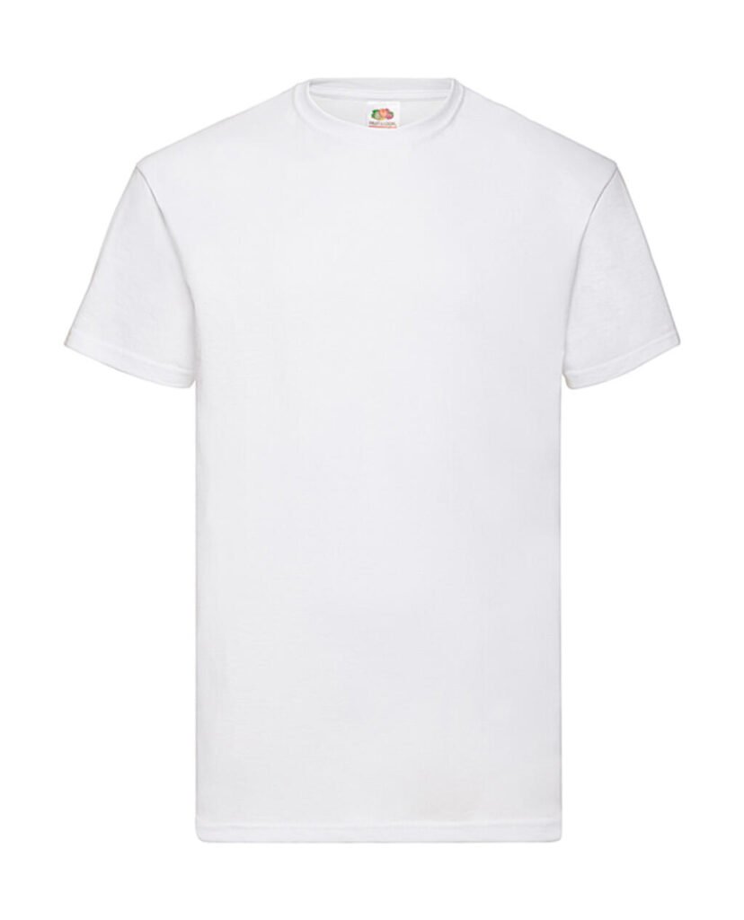 T-shirt Fruit of the Loom Valueweight blanc