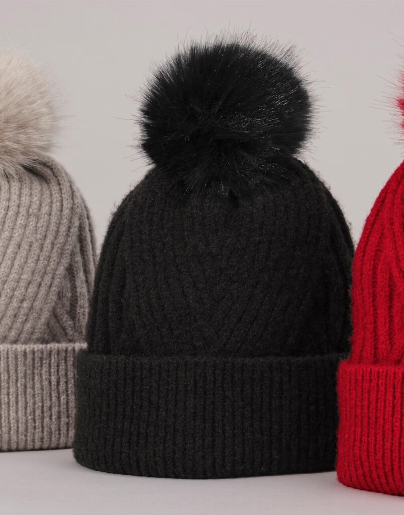 Bonnet Beechfield Snow Luxe