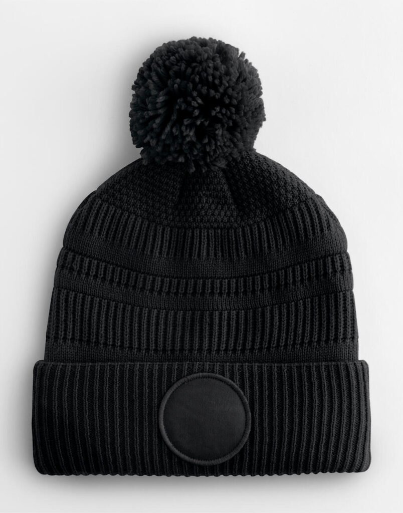 Bonnet Beechfield Fan Patch noir