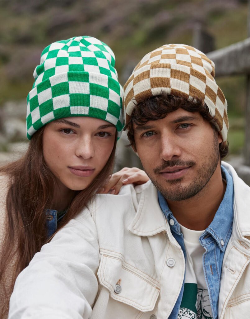 Bonnet Beechfield Checkerboard