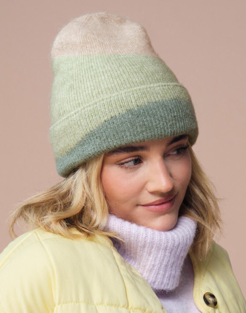 Casquette Beechfield Soft Wave almond / pistachio / dusty green
