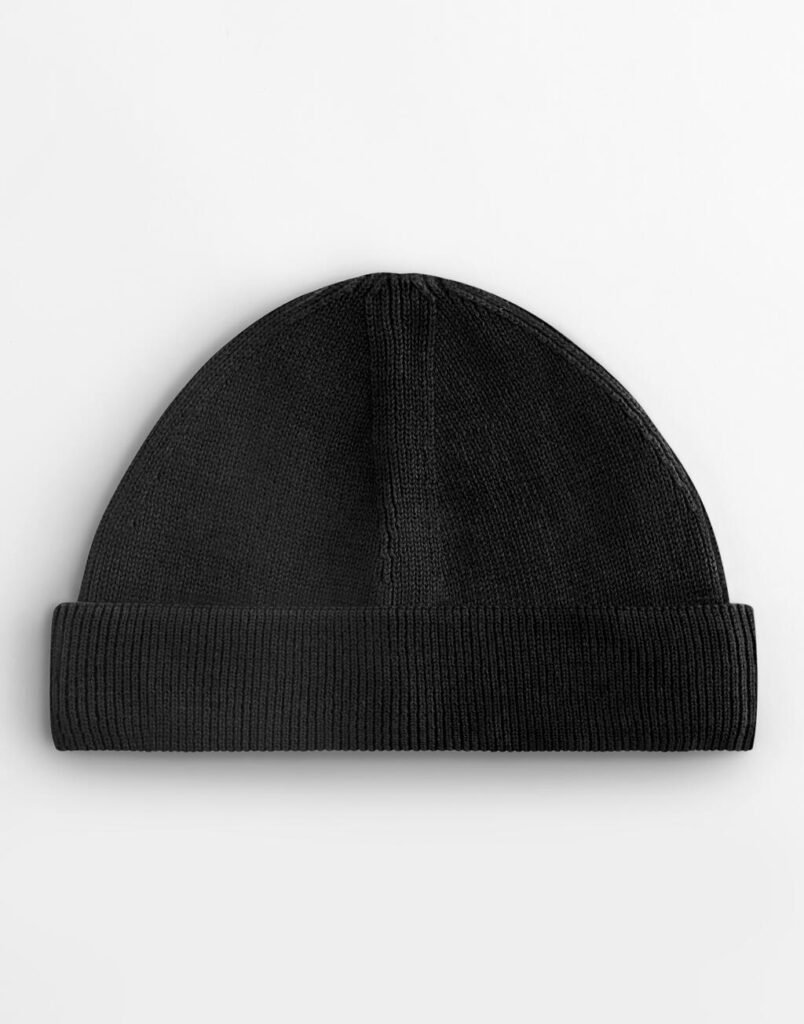 Bonnet Beechfield Organic Cotton Fisherman noir