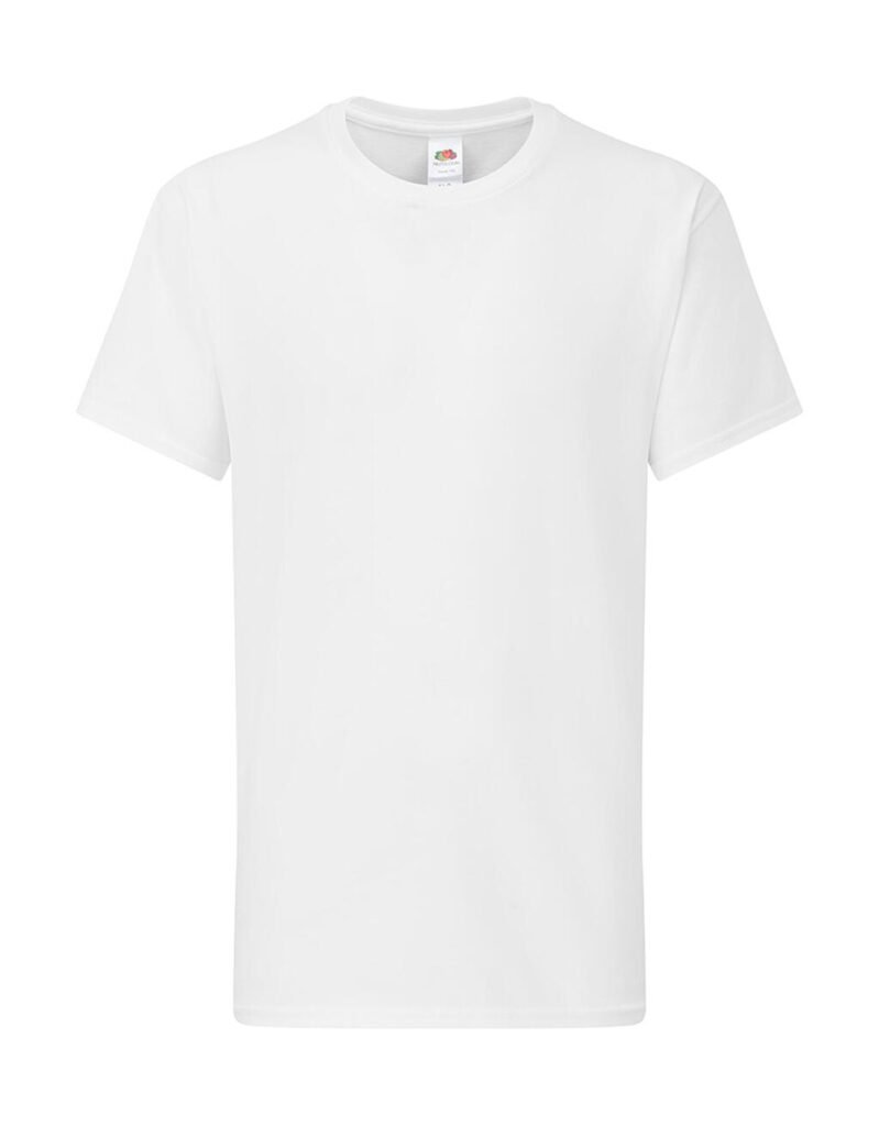 T-shirt Fruit of the Loom Kids' Iconic 195 T blanc