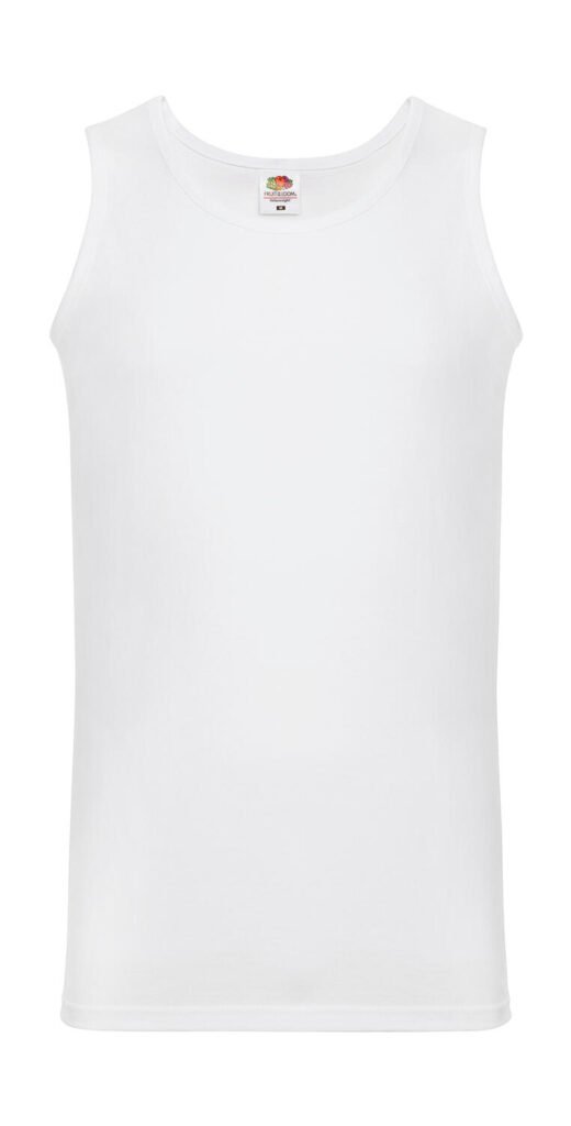 T-shirt Fruit of the Loom Valueweight Athletic blanc