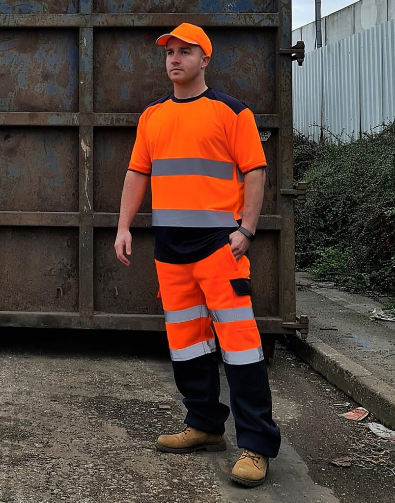 Vêtement haute visibilité Yoko Hi-Vis Two Tone orange / marine