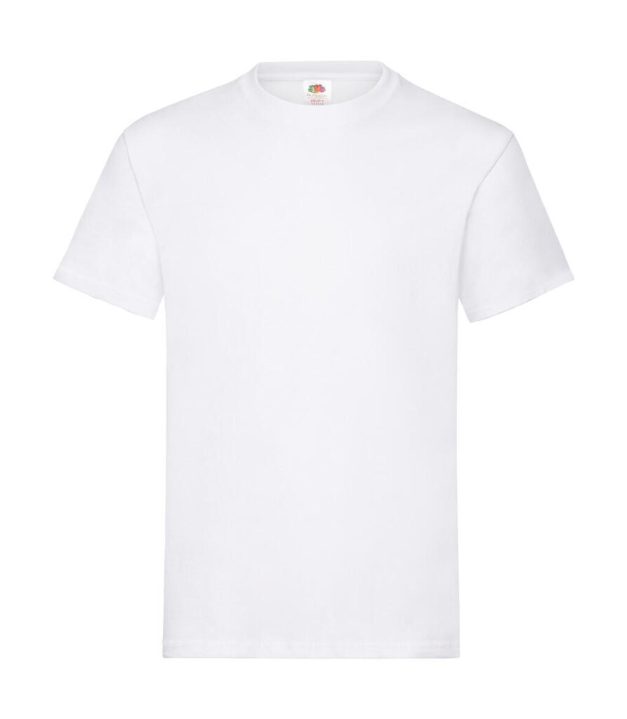 T-shirt Fruit of the Loom Heavy Cotton T blanc