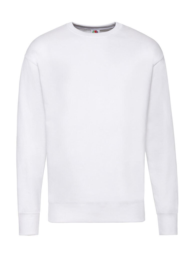Sweat Fruit of the Loom Lightweight Set-In blanc
