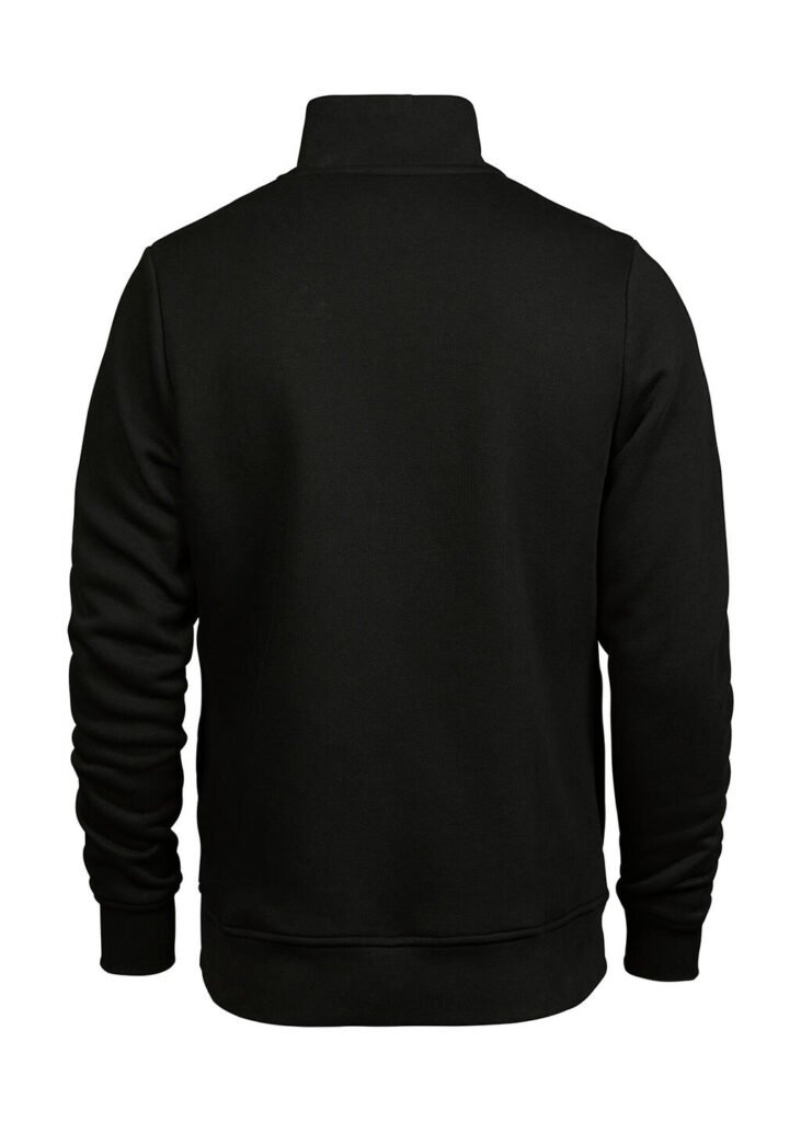 Sweat zippé Tee Jays Half Zip noir