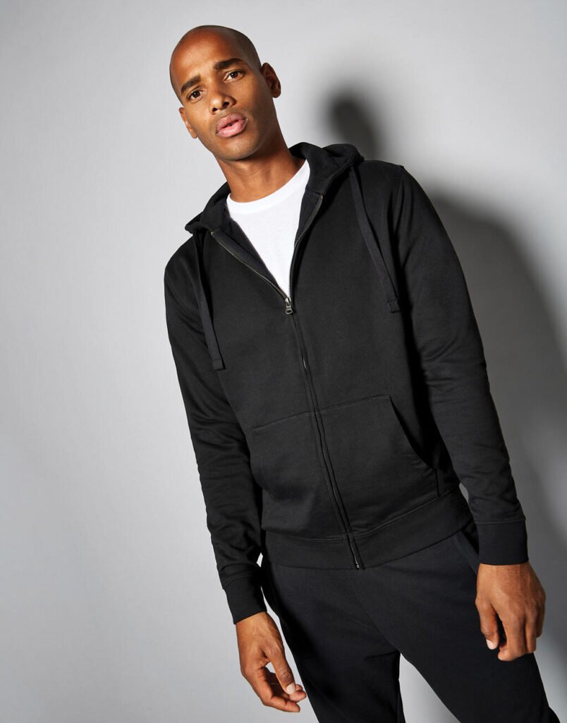 Sweat zippé Kustom Kit Regular Fit Zipped Superwash® 60º noir