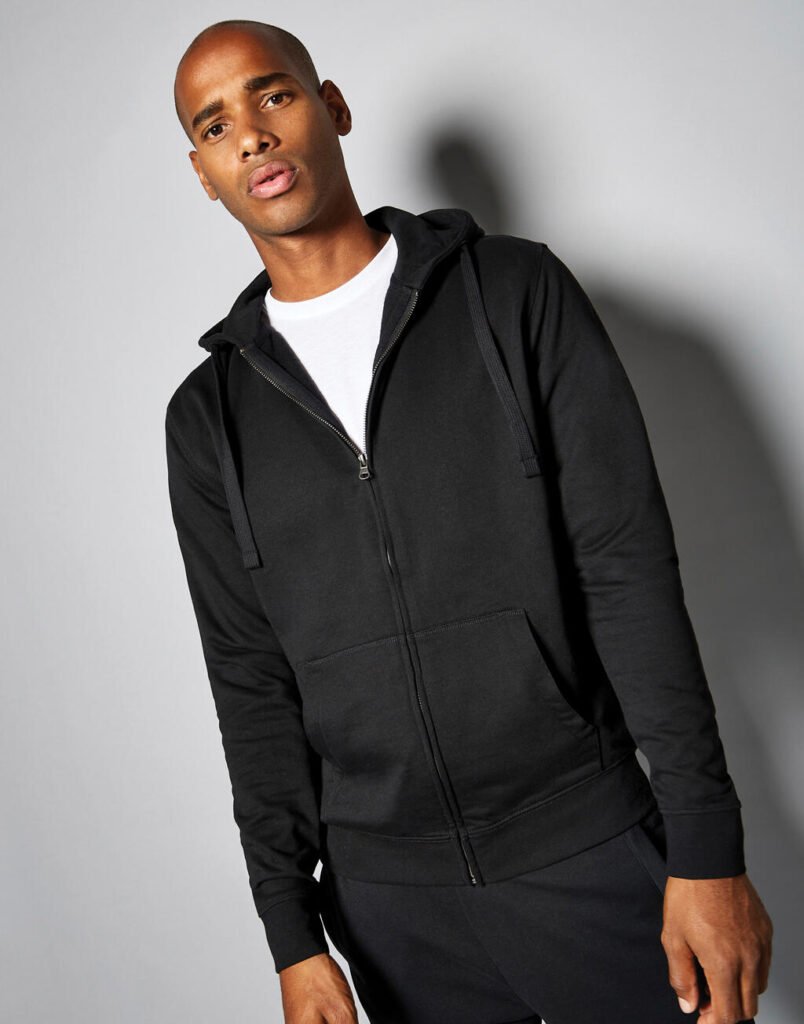 Sweat zippé Kustom Kit Regular Fit Zipped Superwash® 60º noir