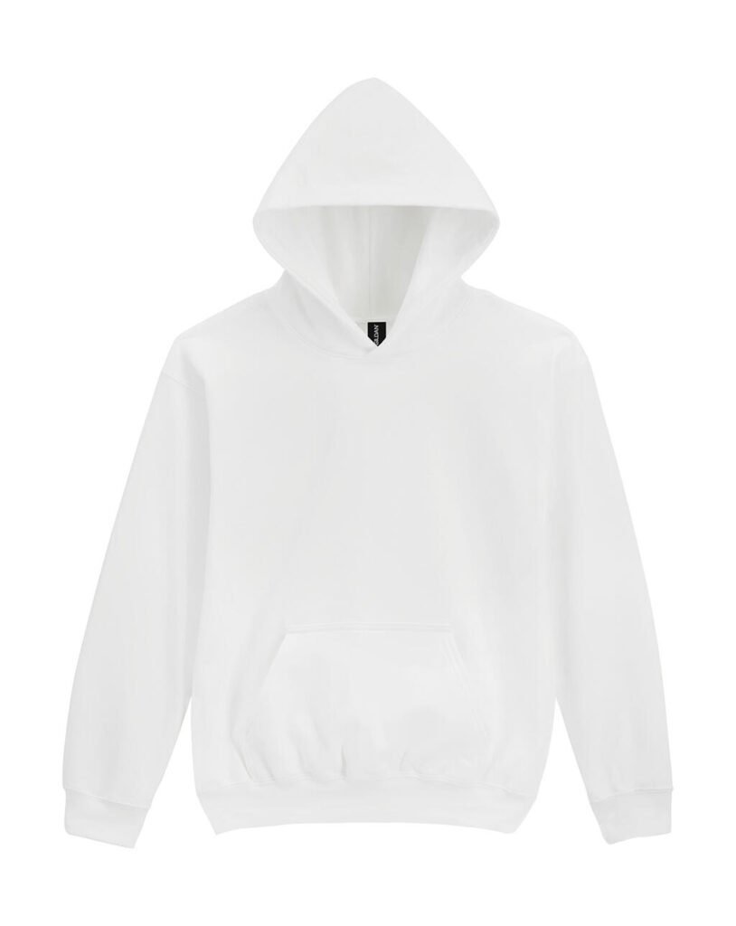 Polaire Gildan Softstyle Midweight Fleece blanc