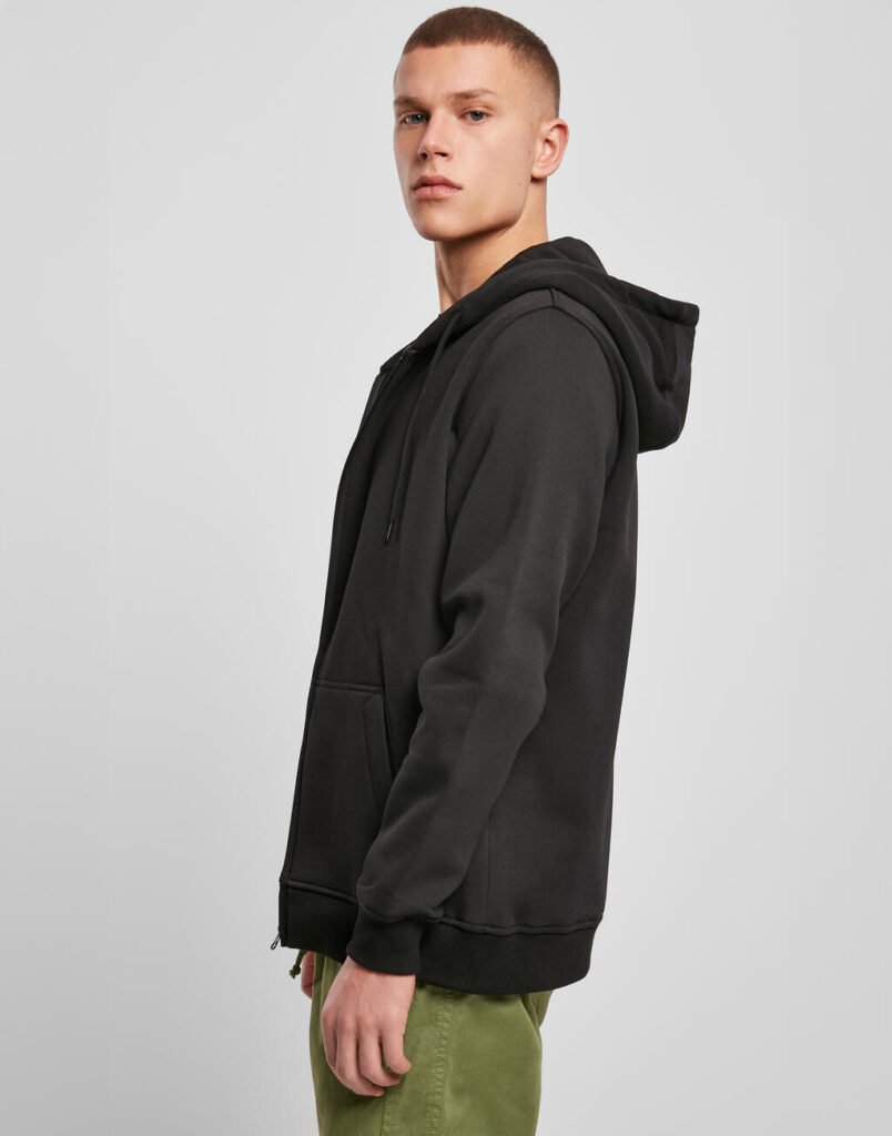 Sweat zippé Build Your Brand Heavy Zip Hoody noir