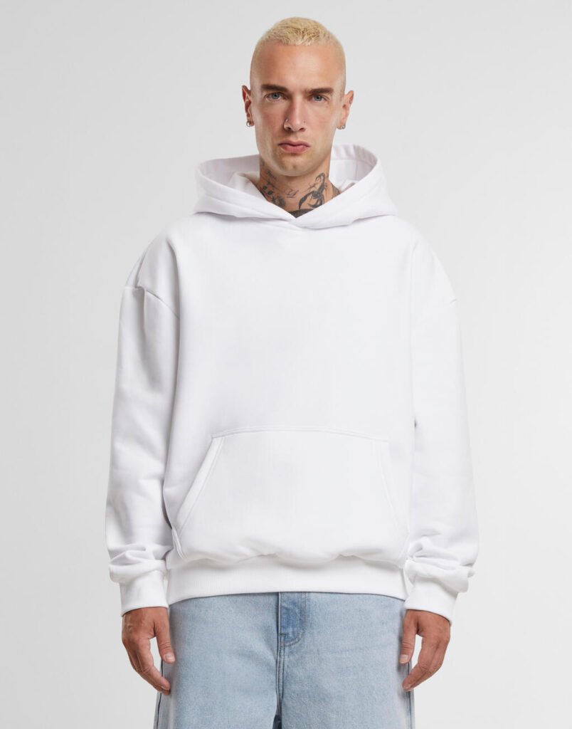 Sweat Build Your Brand Ultra Heavy Oversized Hoody blanc
