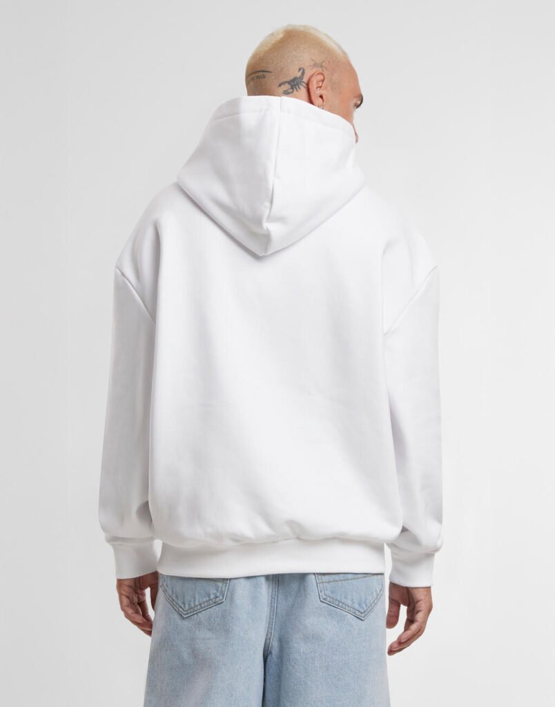 Sweat Build Your Brand Ultra Heavy Oversized Hoody blanc