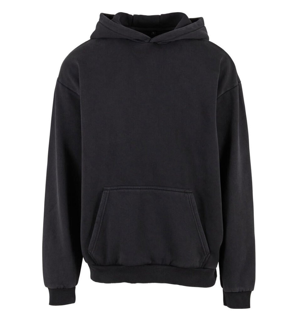 Sweat Build Your Brand Vintage Heavy Hoody noir