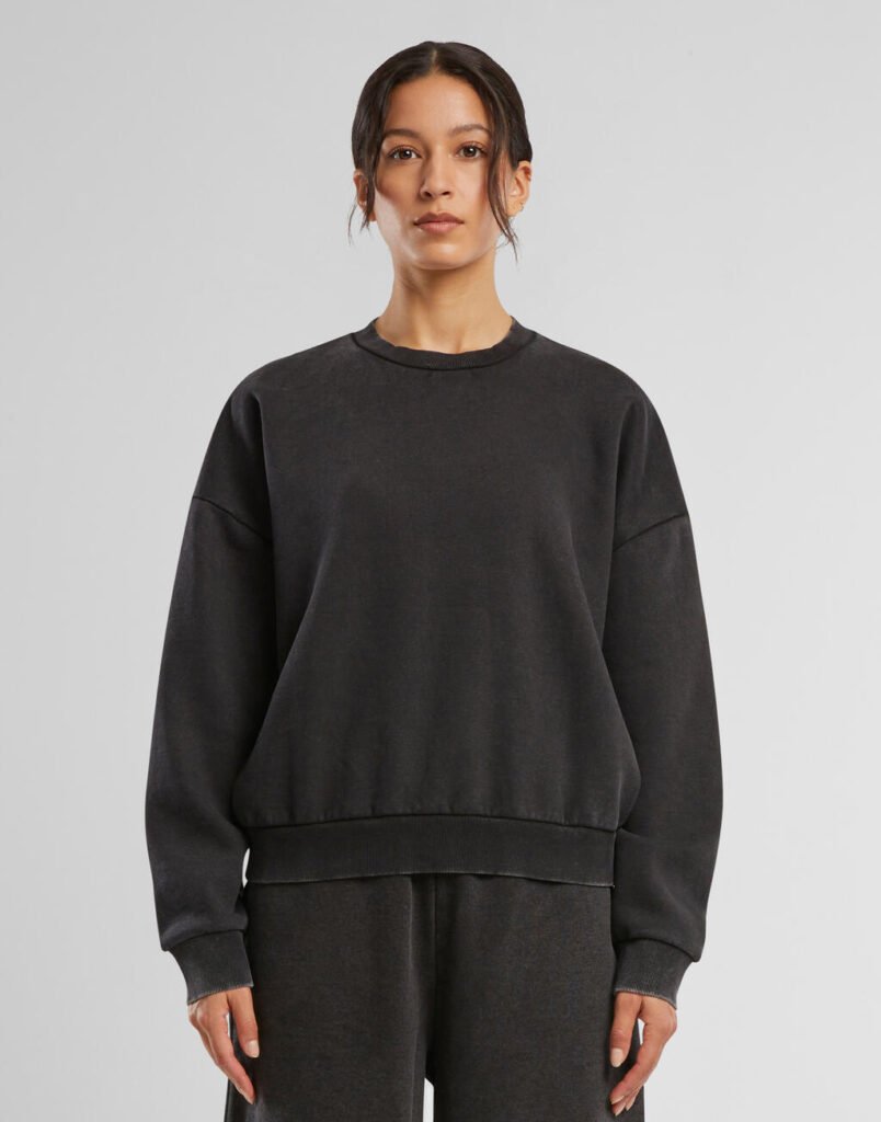 Sweat Build Your Brand Vintage Heavy Crewneck noir