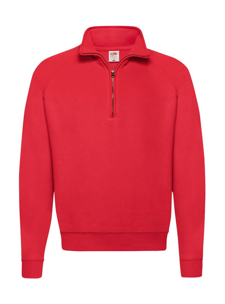 Sweat Fruit of the Loom Classic Zip Neck