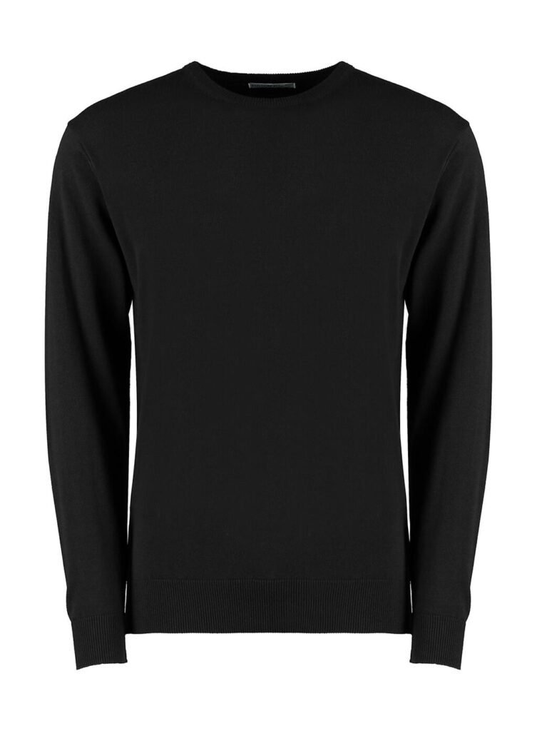 Sweat Kustom Kit Regular Fit Arundel Crew Neck Sweater noir