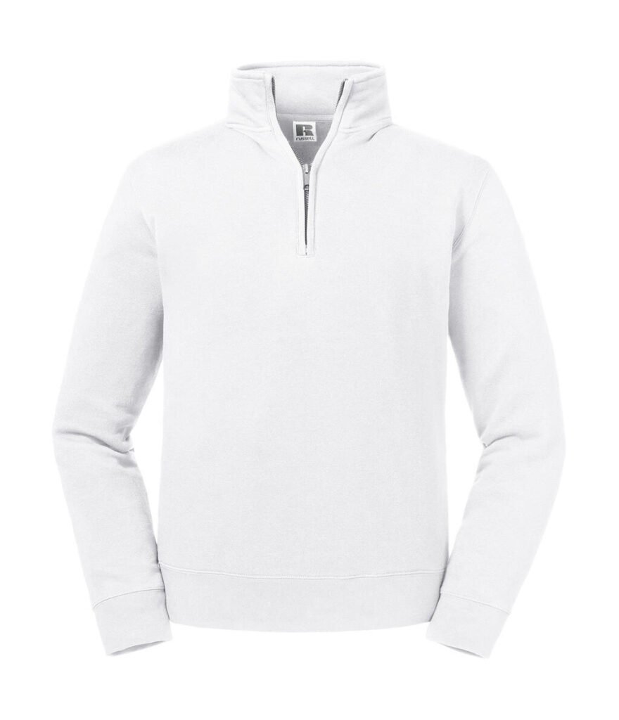 Sweat zippé Russell Athletic Authentic 1 Zip blanc