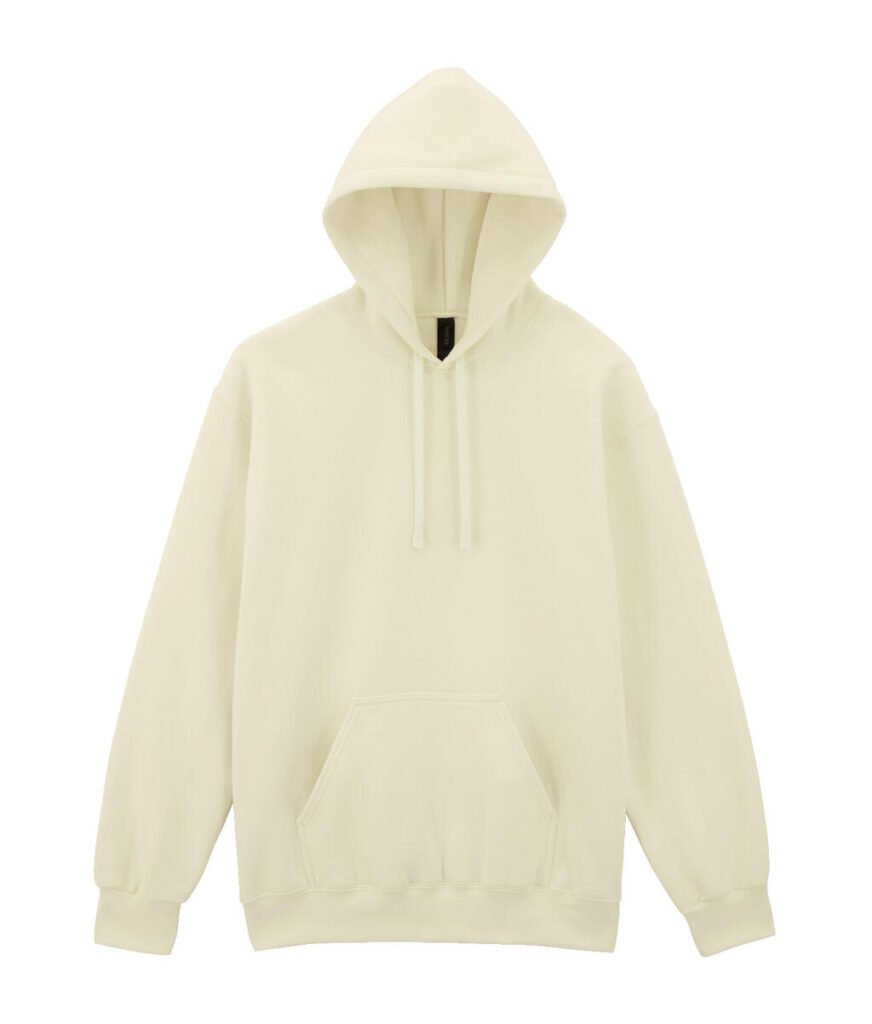 Sweat à capuche Gildan Hammer Maxweight blanc cassé