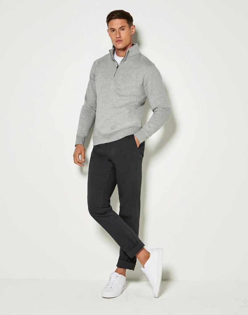 Sweat zippé Kustom Kit Regular Fit 1 Zip Sweatshirt<P