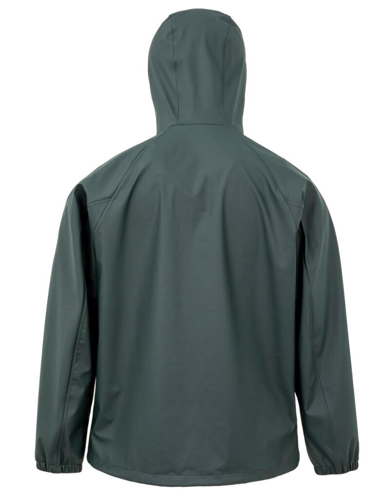 Veste imperméable Result Recycled Prism PU Waterproof Recycled Backing black olive