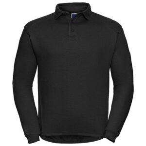 Polo Russell Athletic Heavy Duty Collar noir