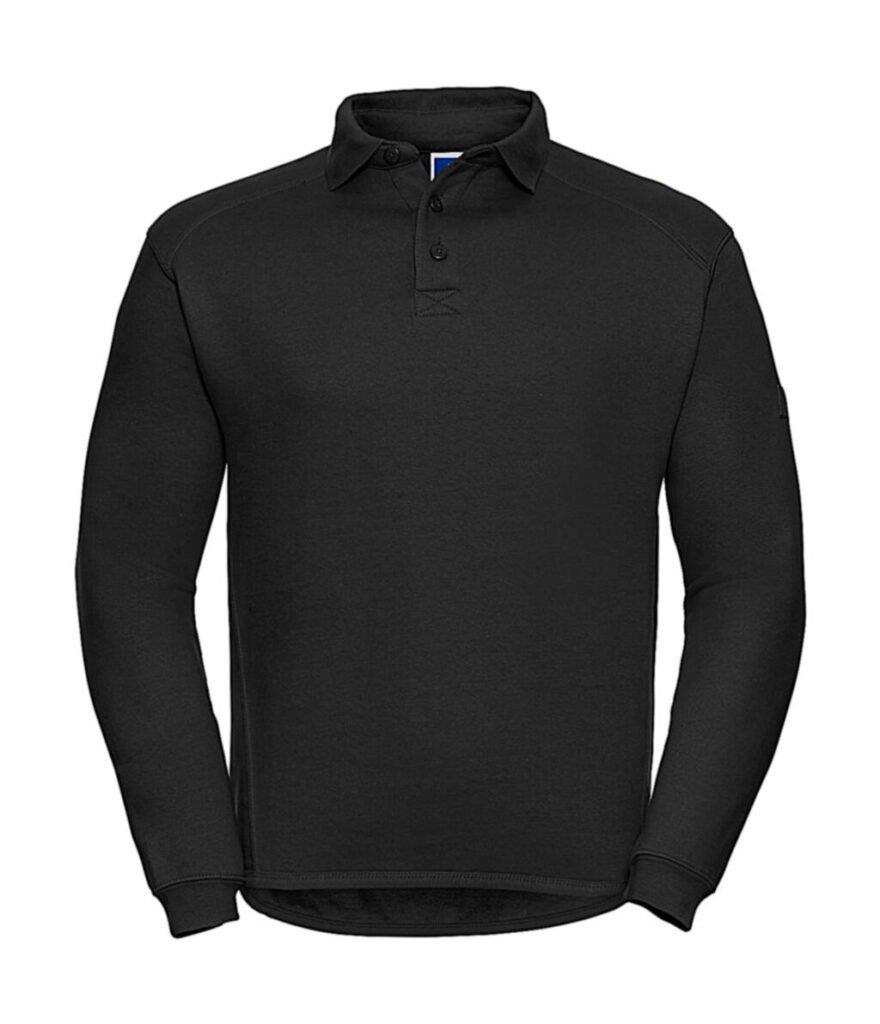 Polo Russell Athletic Heavy Duty Collar noir