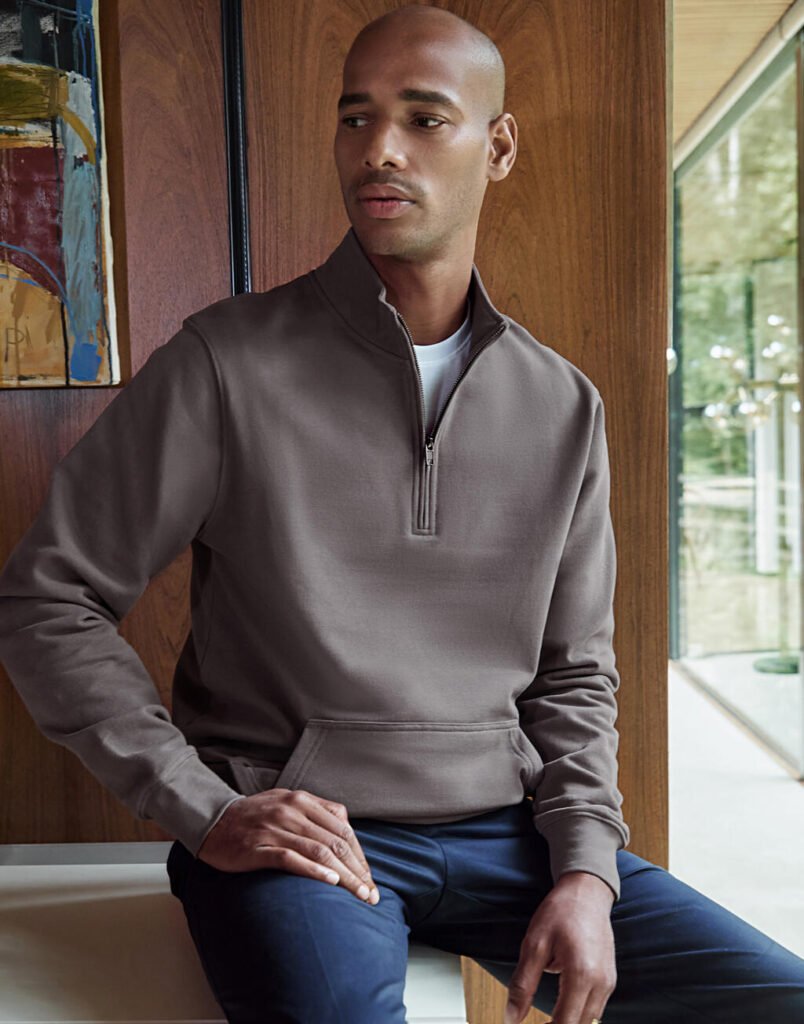 Sweat zippé Kustom Kit 1 Zip Pique