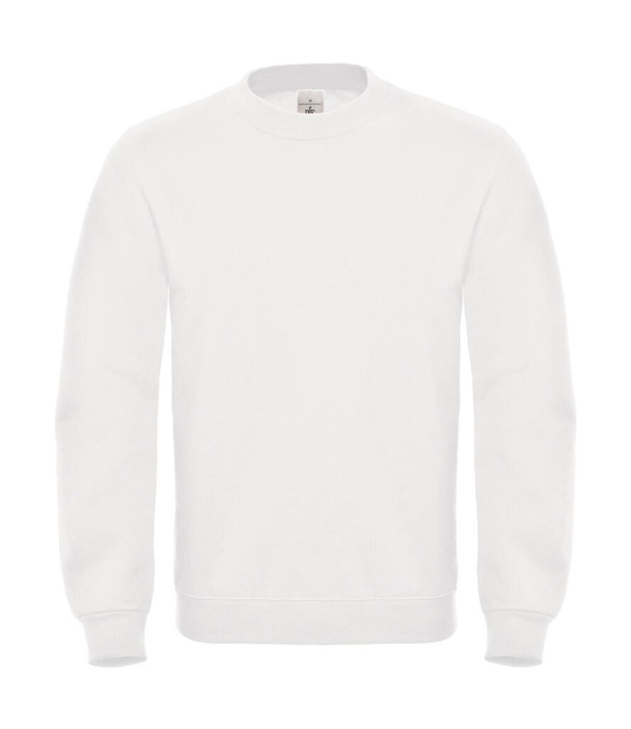 Sweat B&C ID.002 Cotton Rich blanc