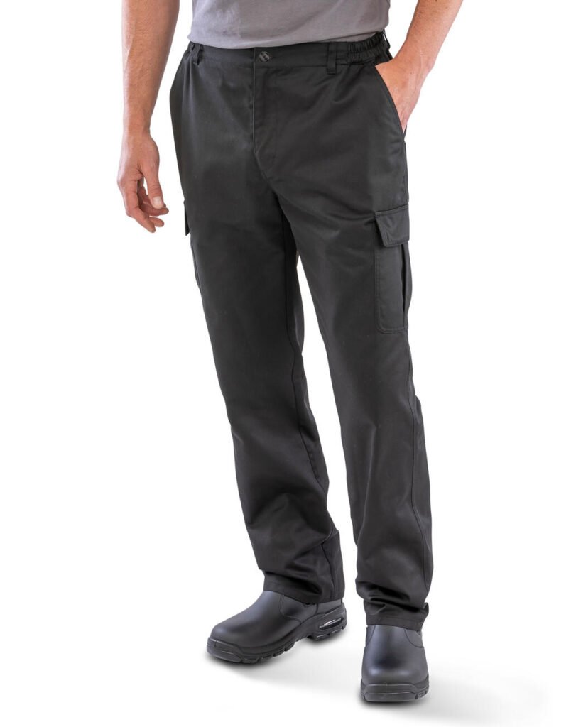 Pantalon de travail Result Recycled Utility Trouser noir